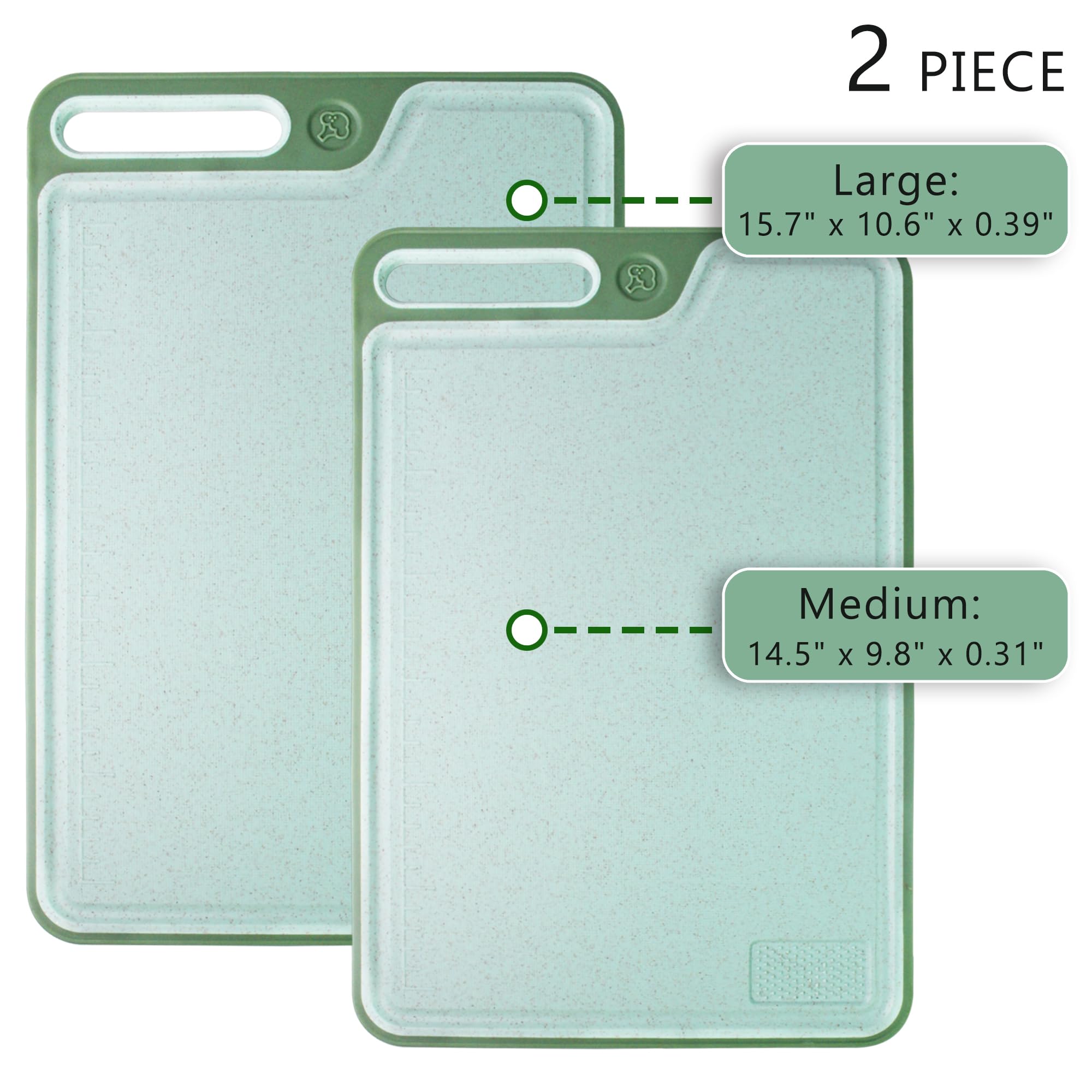 Tagliere small cutting board, 14.5x9.8 in, perfect for fruit prep and garnishes.