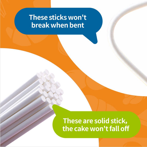 TAIHUIMY food-safe paper sticks resist shedding and moisture for clean decorating