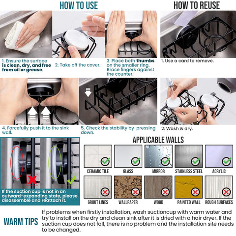 TAILI patented octopus suction cup grips glass surface securely