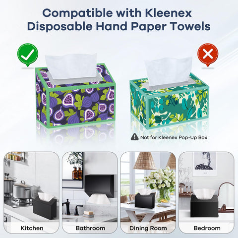 TAINESS Kleenex disposable towels compatibility for quick replacements.