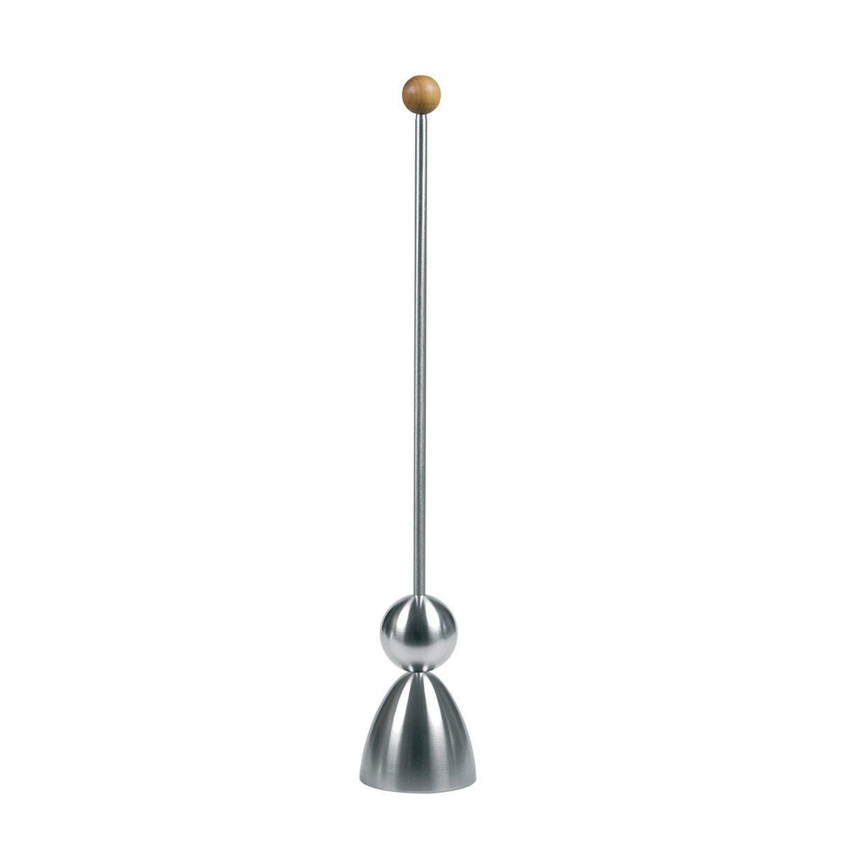 Take 2 Clack Egg Opener with wooden top cracks eggs neatly without mess.