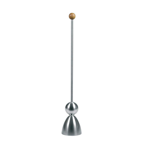 Take 2 Clack Egg Opener with wooden top cracks eggs neatly without mess.