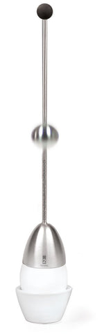 Take 2 egg topper fits small to large eggs for versatility.