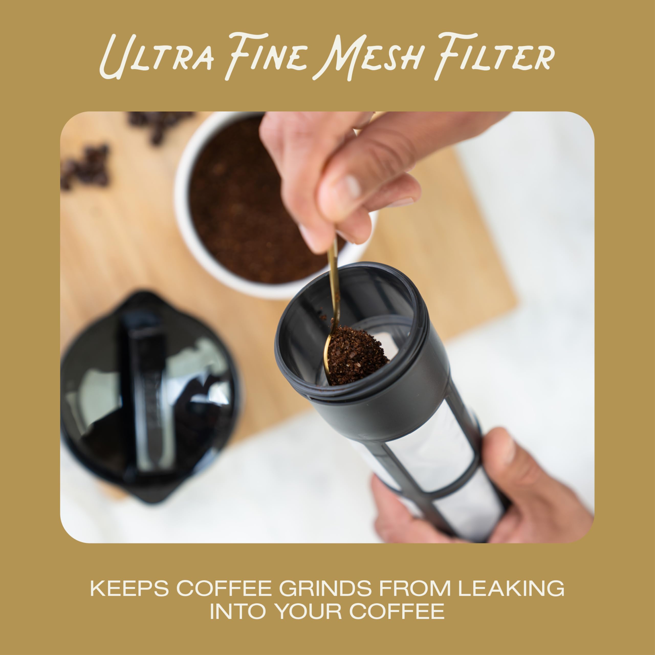 Takeya BPA-free pitcher ensures safe, durable home brewing in any kitchen.