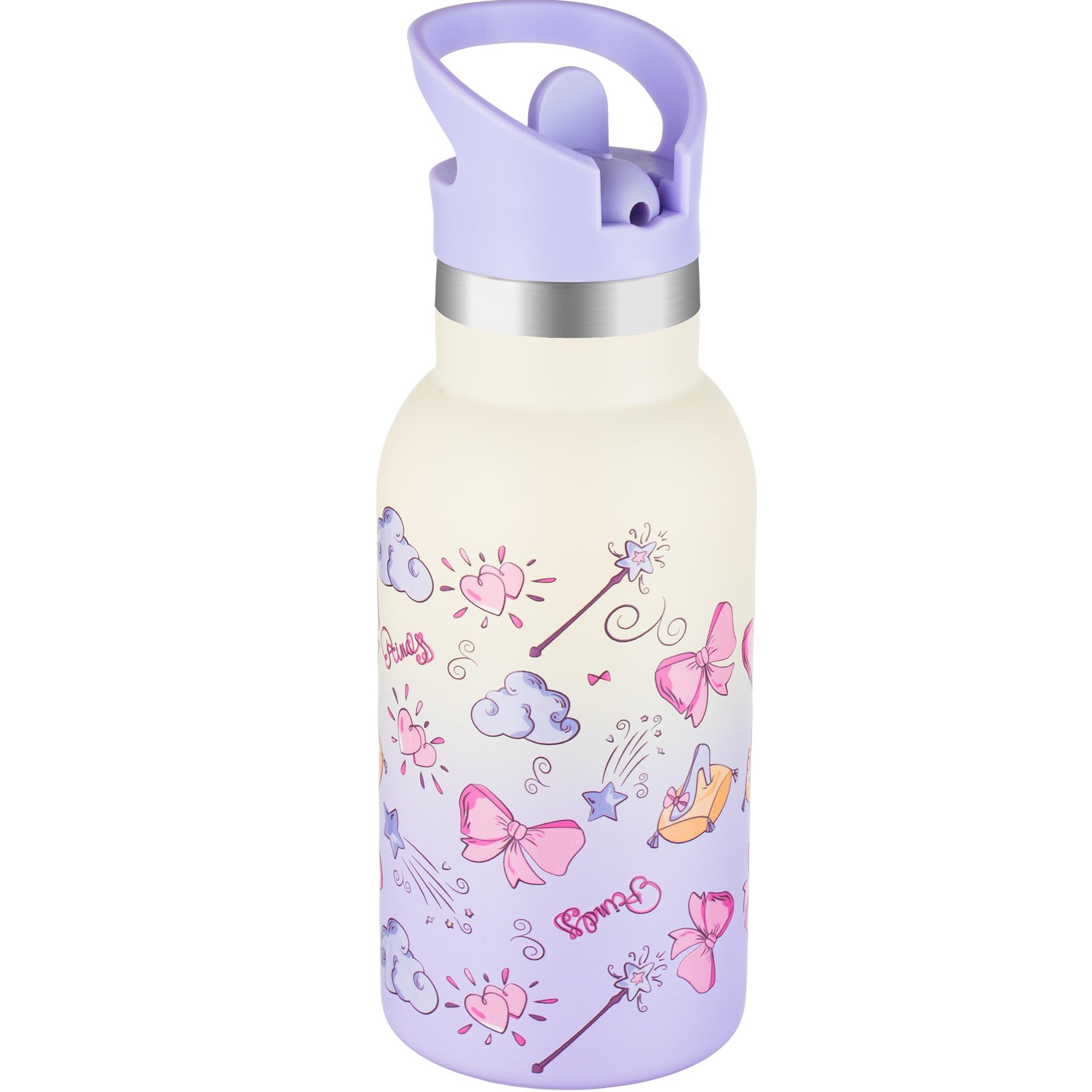 Takyit kids water bottle with straw lid for easy, mess-free sipping at school.