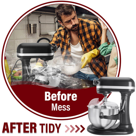 Taladad compatibility with KitchenAid 6-7QT Bowl Lift provides a tight, spill-free fit.