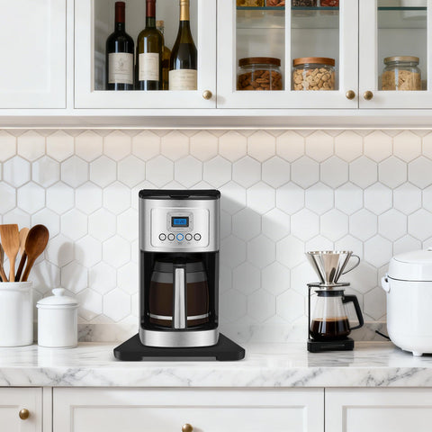 Taladad bamboo tray protects surfaces with a natural finish and smooth glide.