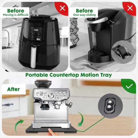 Taladad slider dimensions 12.8 by 15.8 inches fit compact coffee makers