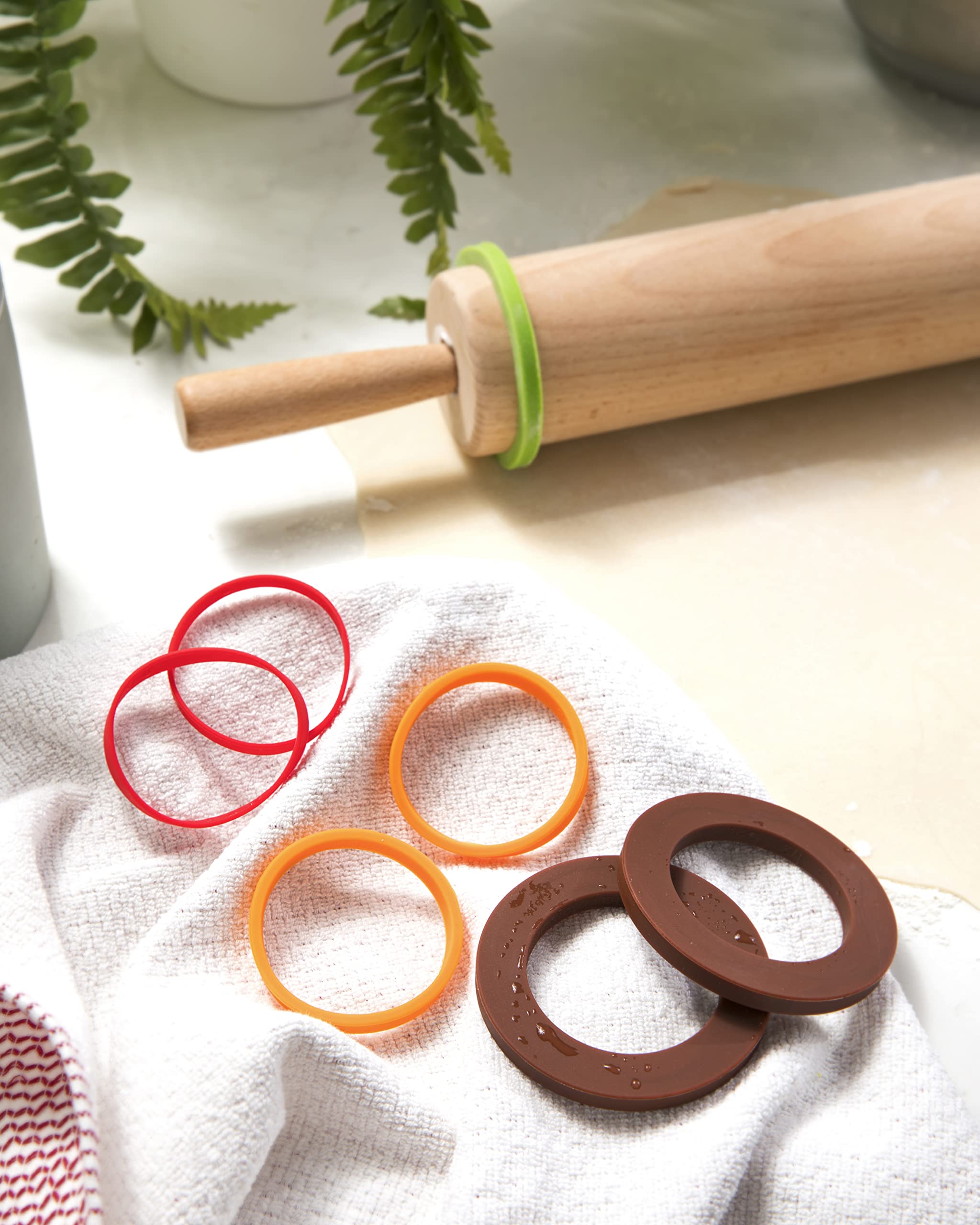 Talisman Designs BPA-free silicone bands are durable and easy to clean.