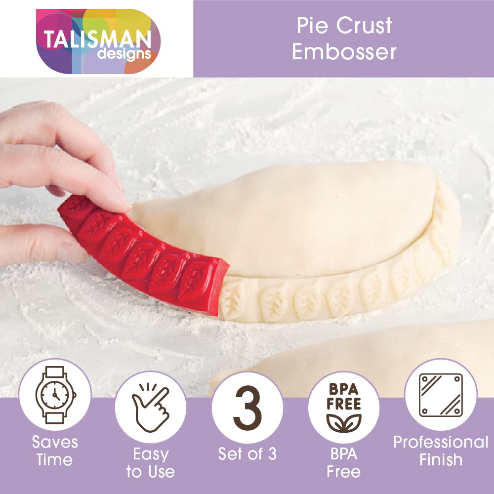 Talisman Designs Pastry Stamps make decorating quick and satisfying during baking.