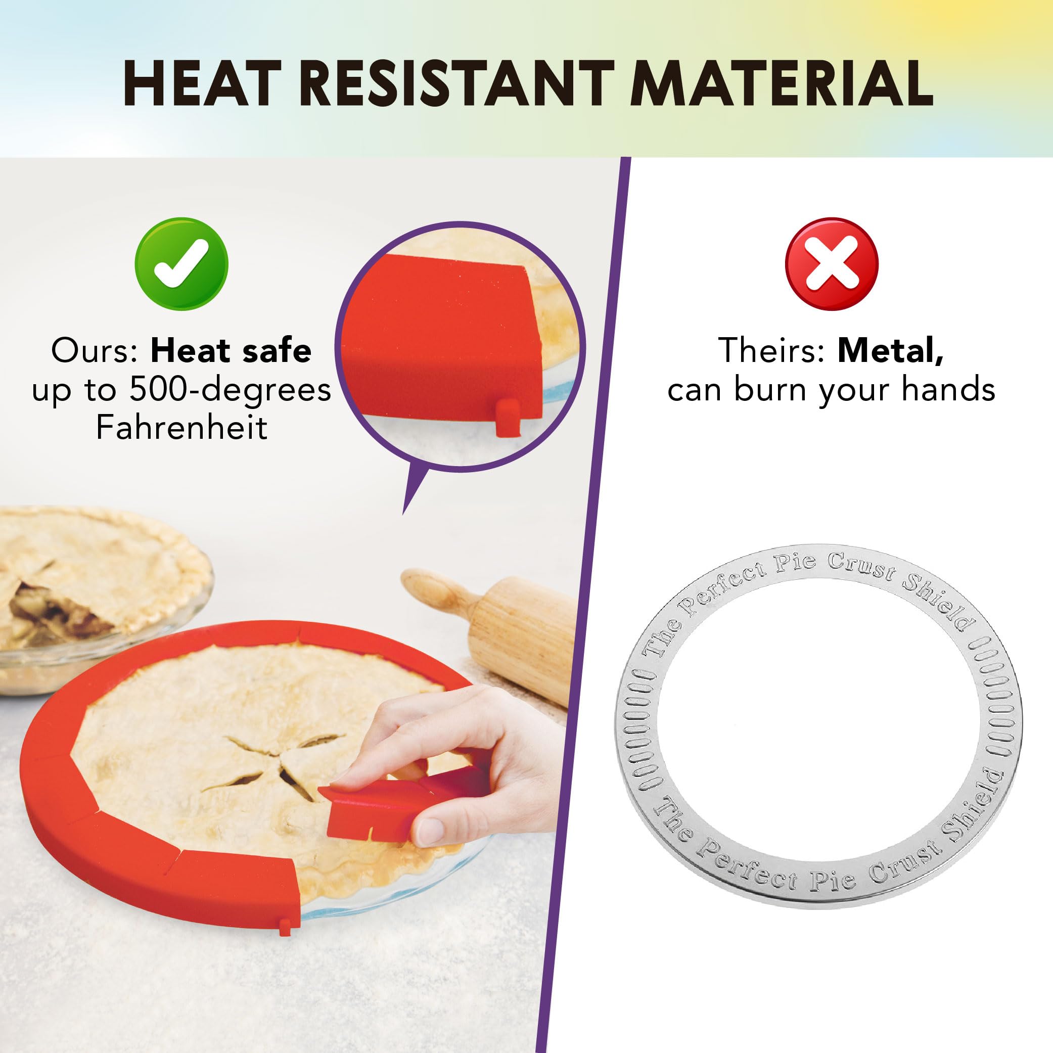 Talisman Designs pie shield is dishwasher-safe for quick cleanup
