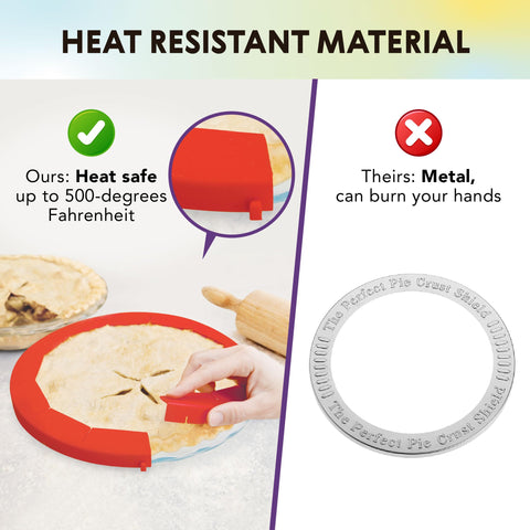 Talisman Designs pie shield is dishwasher-safe for quick cleanup