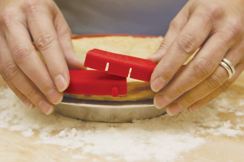 Talisman Designs silicone shield protecting edges while oven bakes