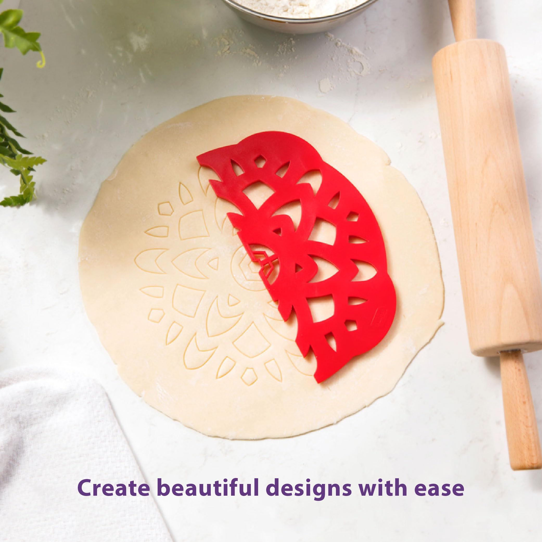 Talisman Designs Pie Top Cutter compact design fits in drawers.