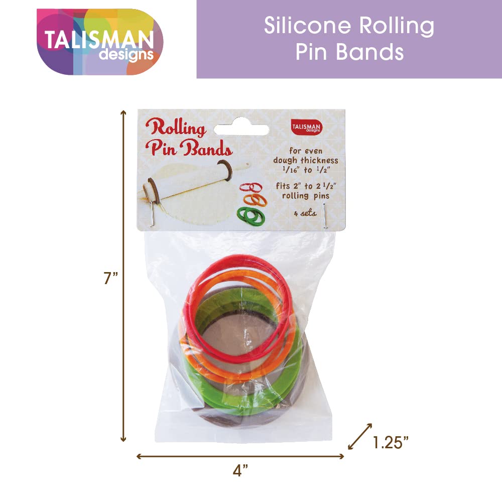 Talisman Designs 1/16-inch band provides precise control for pies.