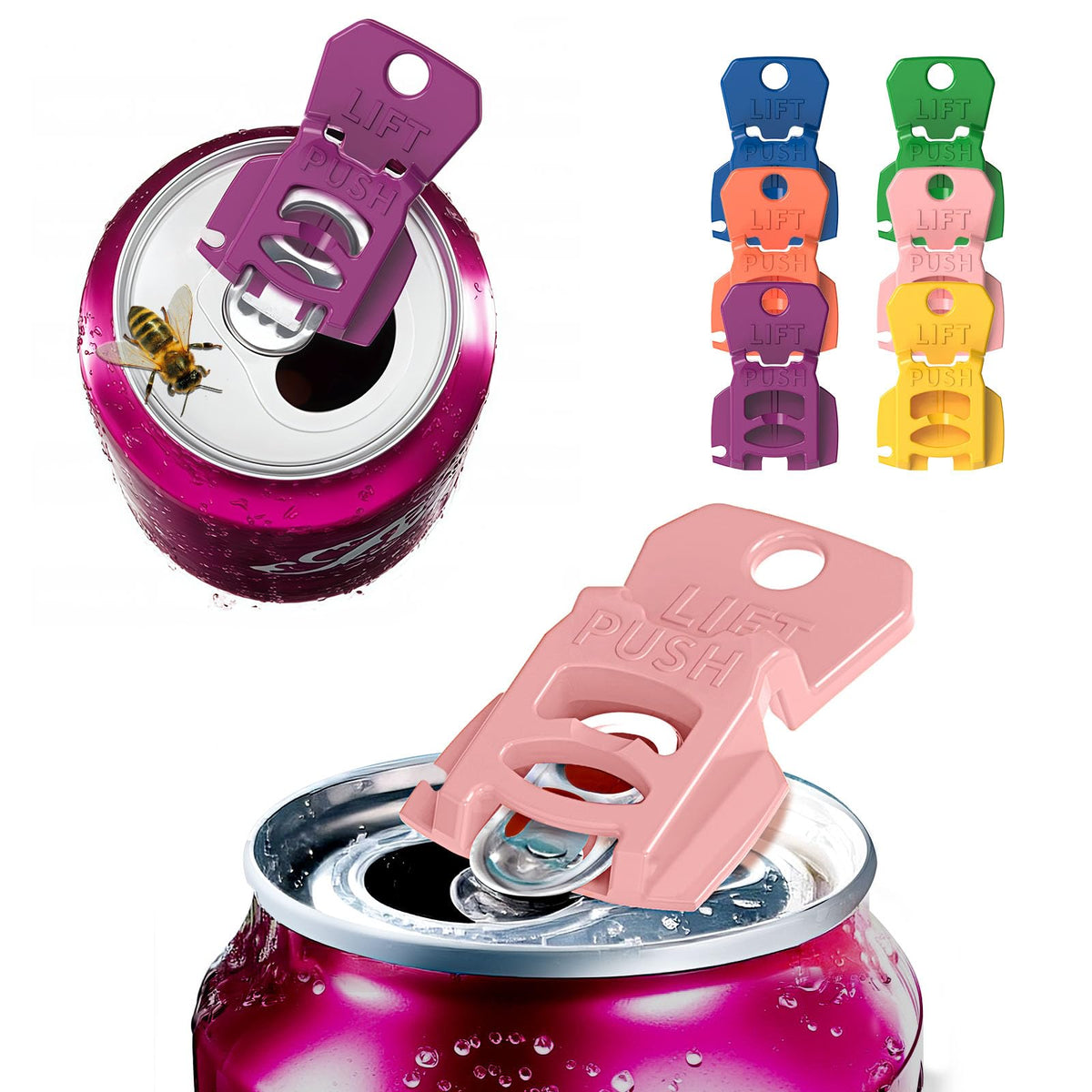 Talulumix CanGuard 6-pack lids protect cans from dust and bugs.