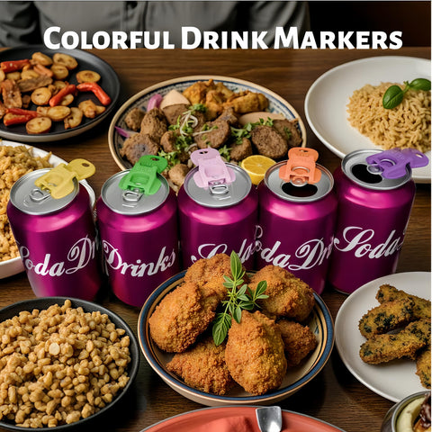 Talulumix CanGuard color-coded set helps identify drinks at parties.