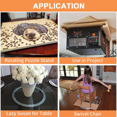 TamBee lazy Susan loaded with spices shows practical storage efficiency.