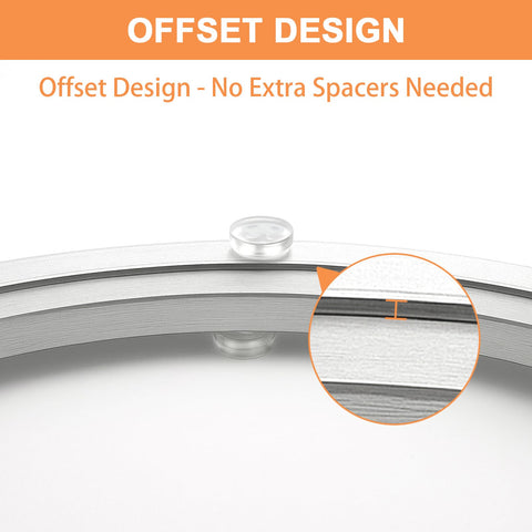 TamBee lazy Susan 10mm thick profile offers sturdy support.
