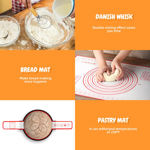 Tanedar bread lame with five blades for scoring loaves.