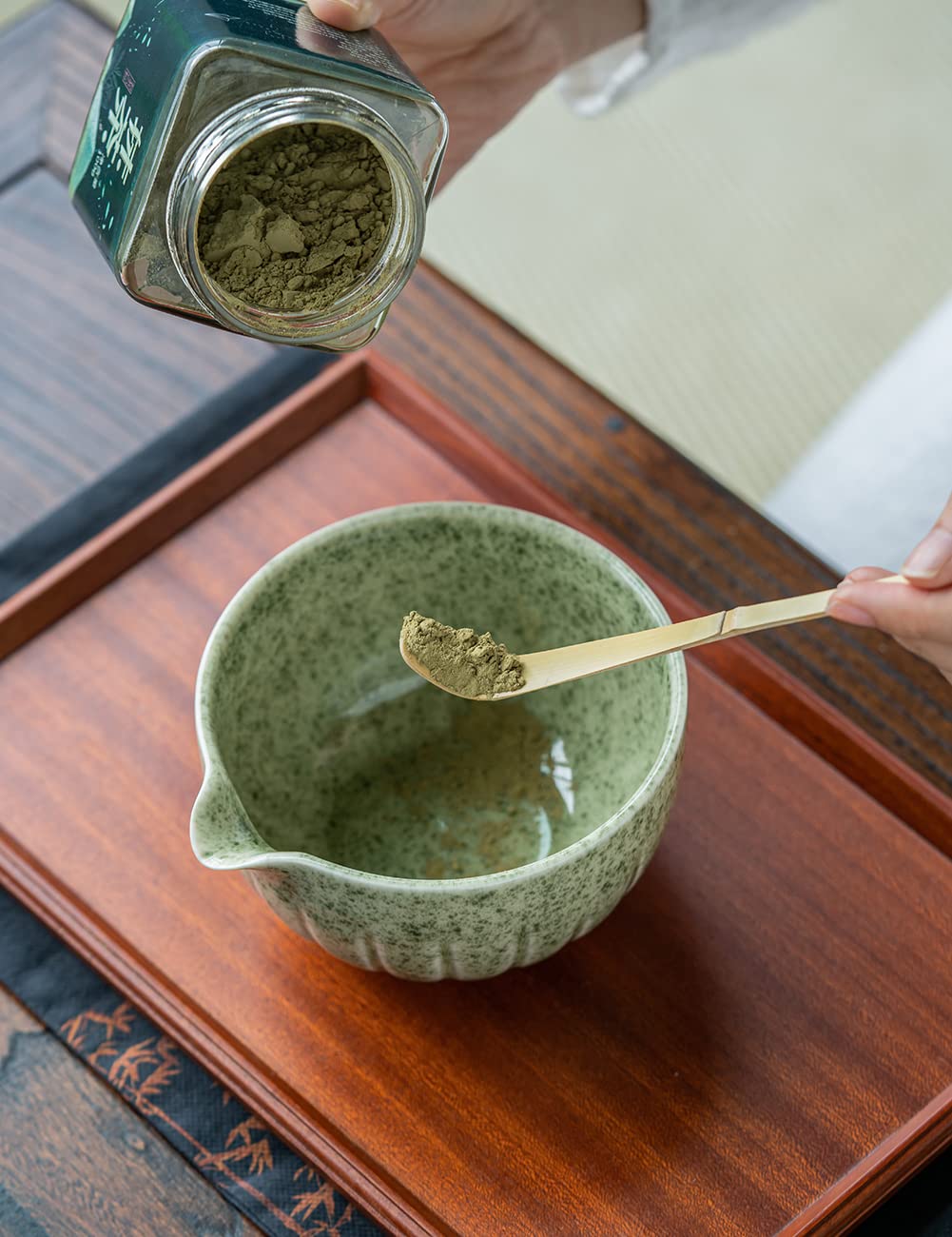 TANG PIN bamboo whisk ready for smooth, creamy foam in every whisk.