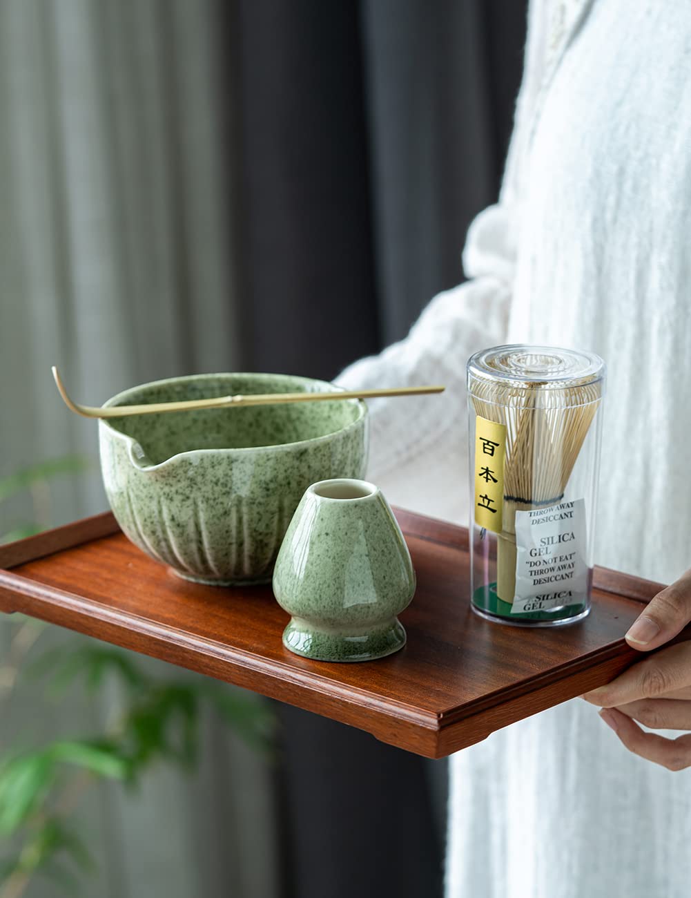 TANG PIN gift packaging makes a thoughtful matcha-ready present.