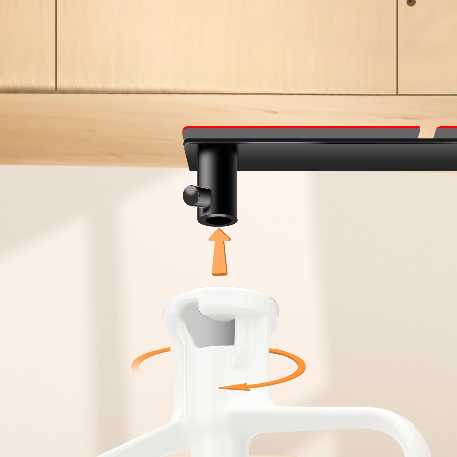 Tanggiteck quick-access twist-lock design for fast attachment retrieval