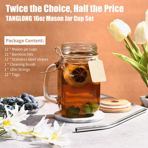 TANGLONG bamboo lid on jar provides dustproof sealing and flavor protection.