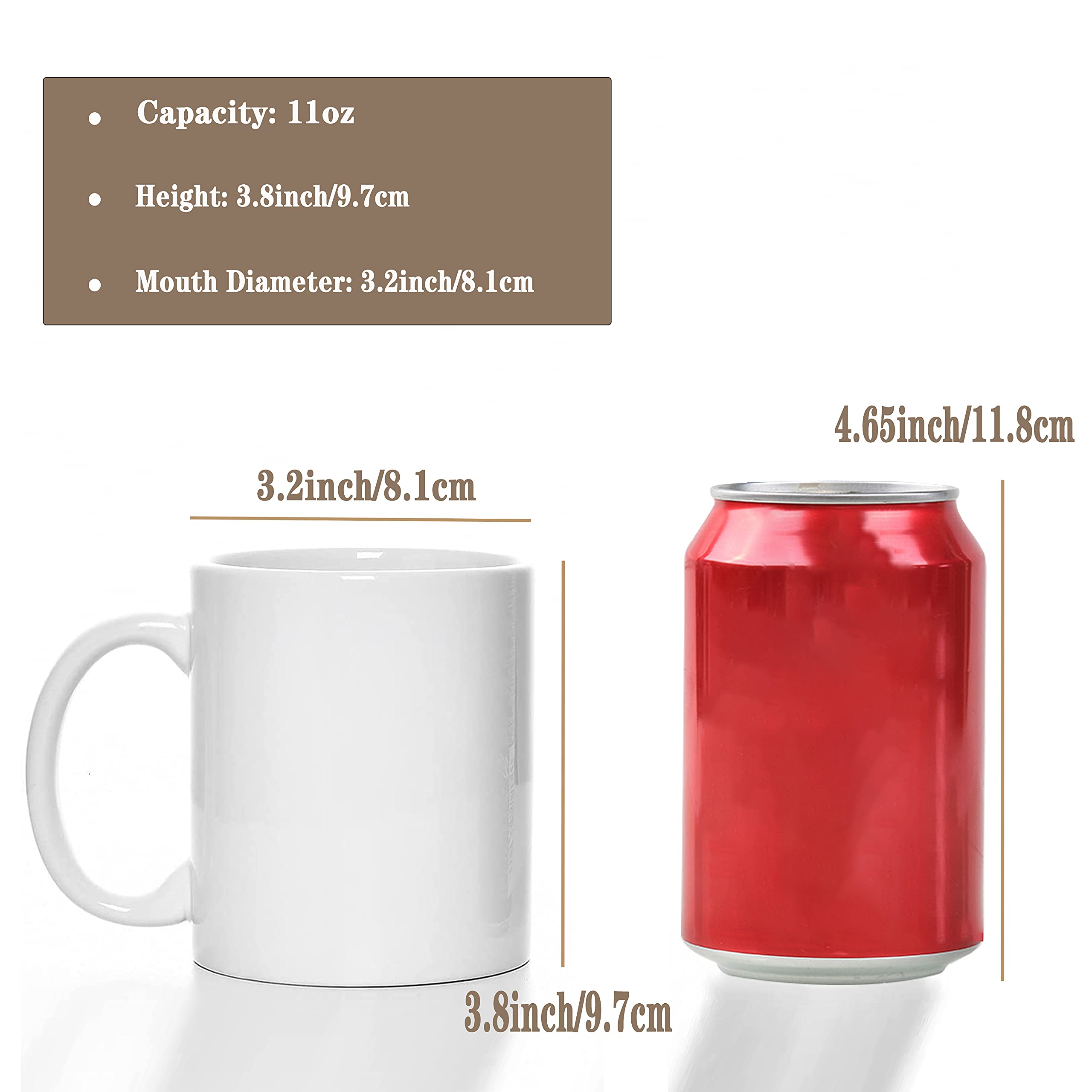 TANGLONG ceramic mug with bright sublimation coating for vivid colors