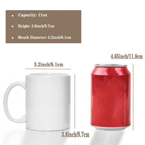 TANGLONG ceramic mug with bright sublimation coating for vivid colors