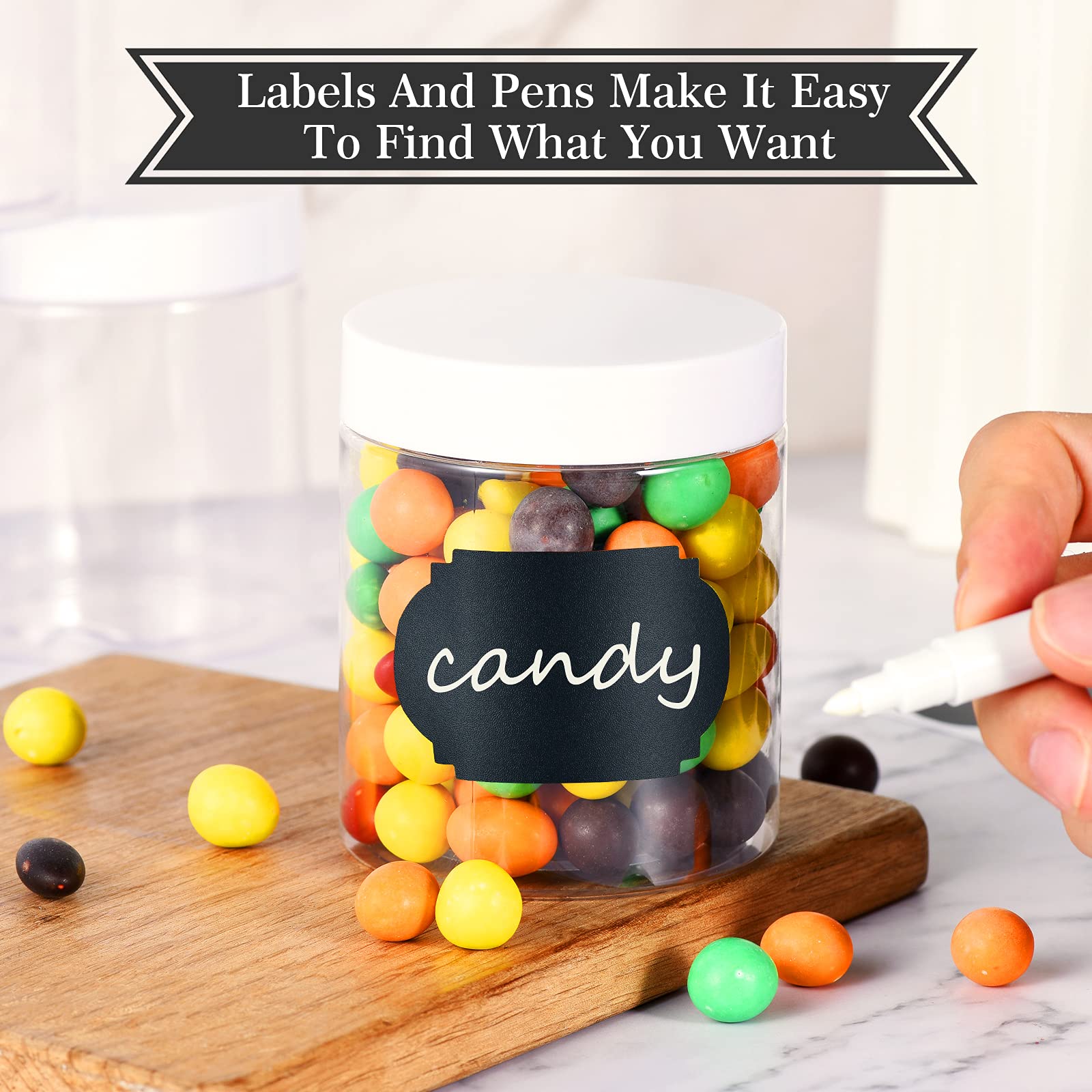 TANGLONG 30 pack jars ideal for DIY gifts and party favors.