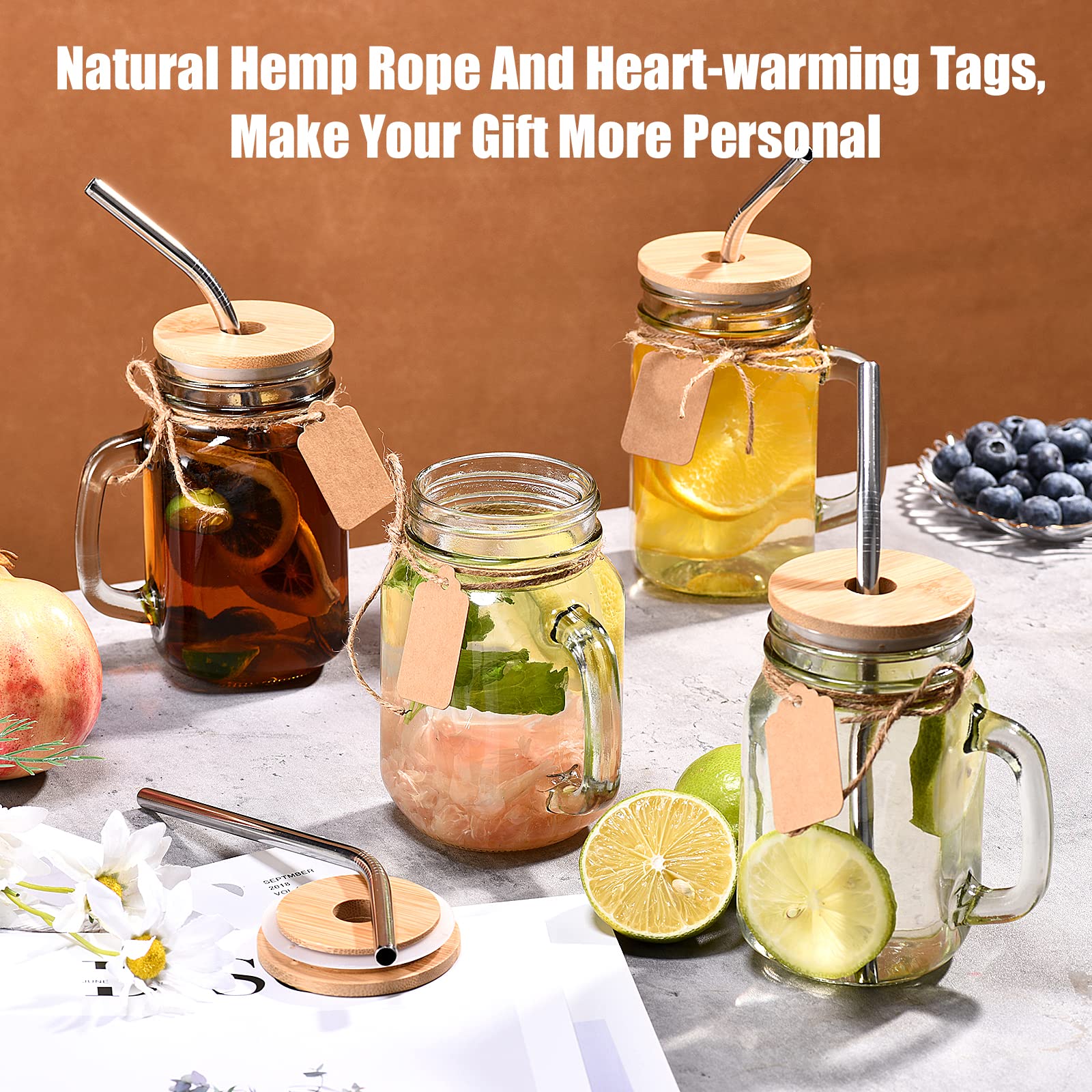 TANGLONG kraft tag and jute twine for gift-ready presentation.