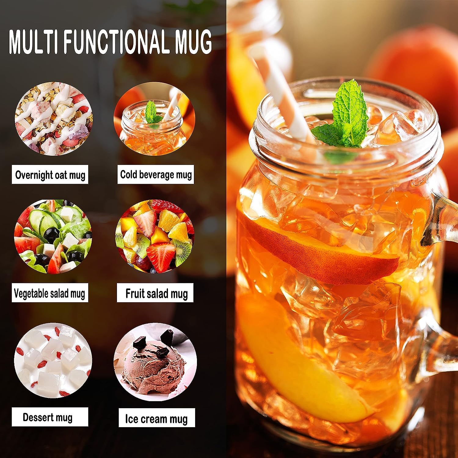 TANGLONG jars include kraft tag and natural jute twine for labeling and gifting.