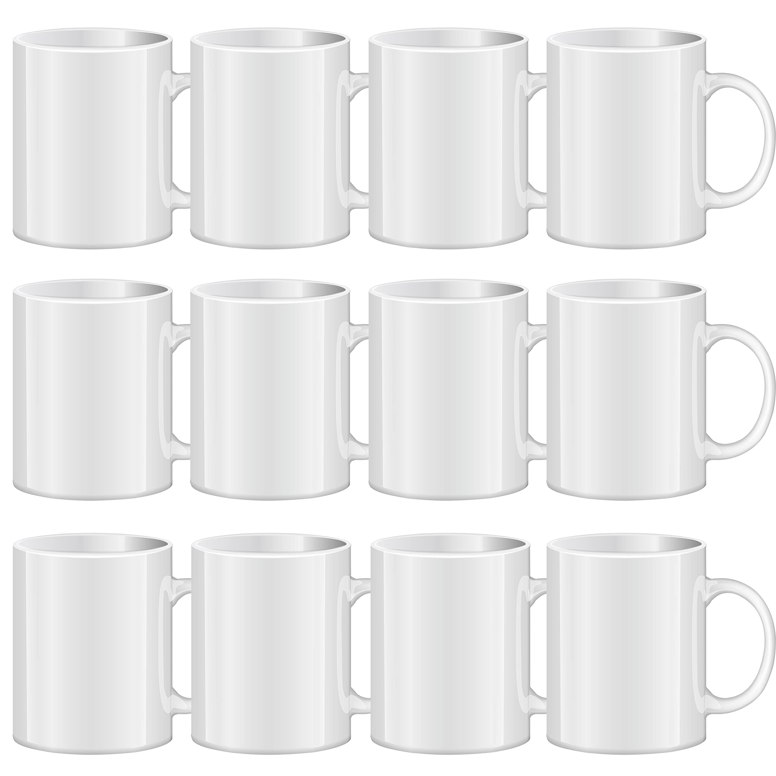 TANGLONG 11 oz white sublimation mug set of 12 for personalized gifts