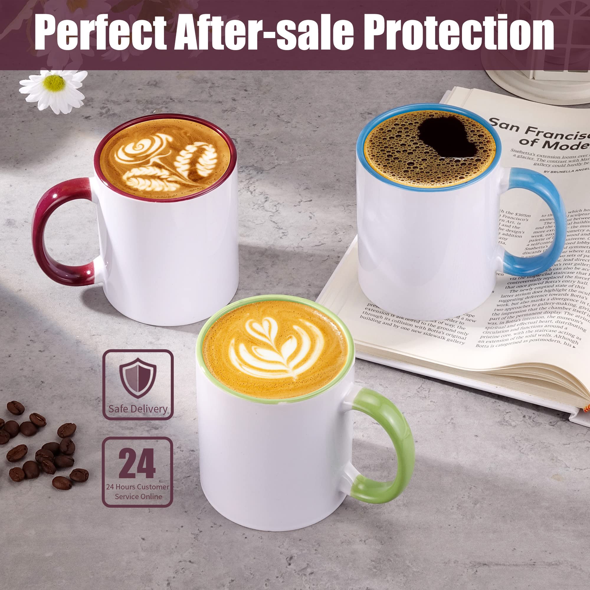 TANGLONG sublimation mugs 11oz heat press printable for custom prints