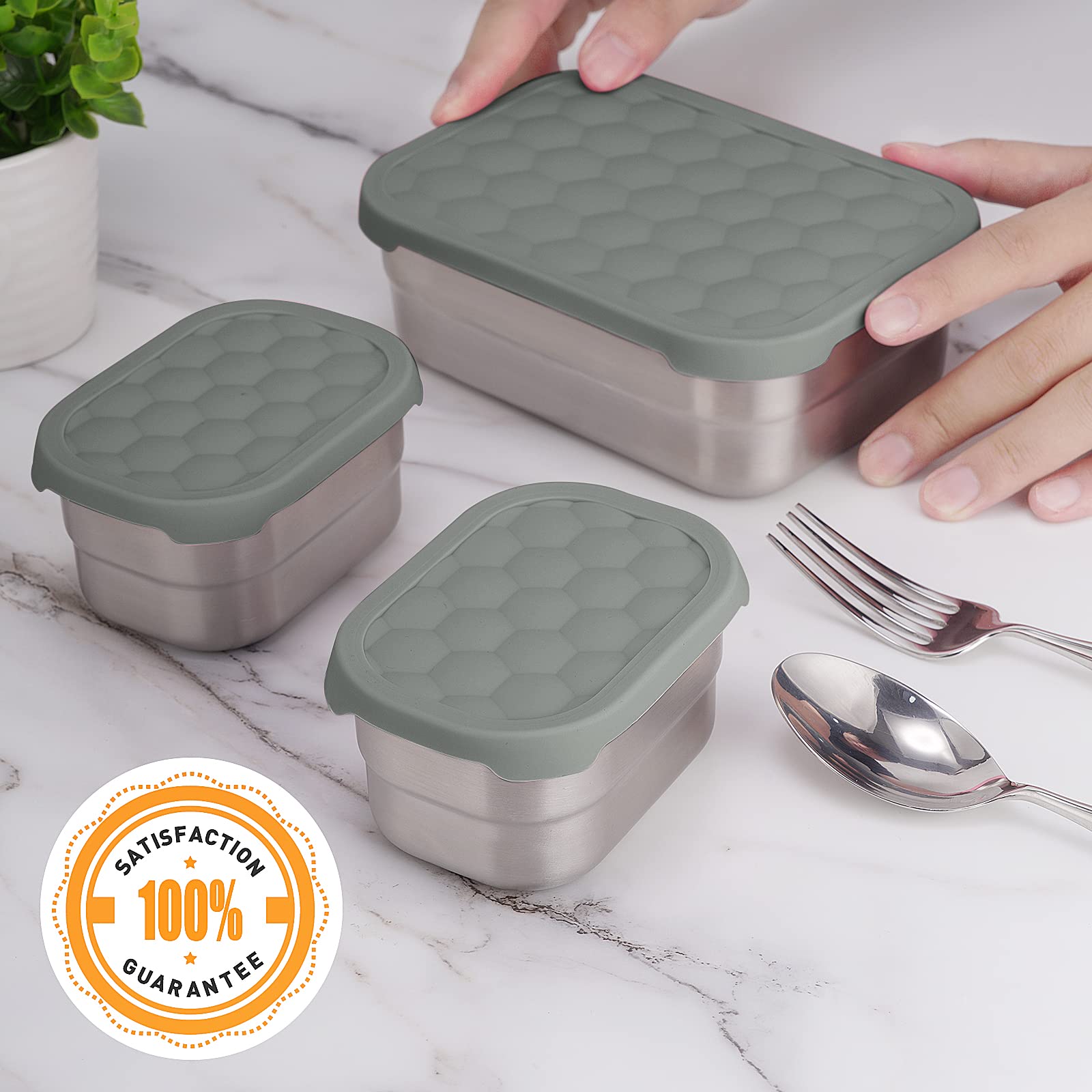 Tanjiae 25oz and 8oz cups support portion controlled snacks.