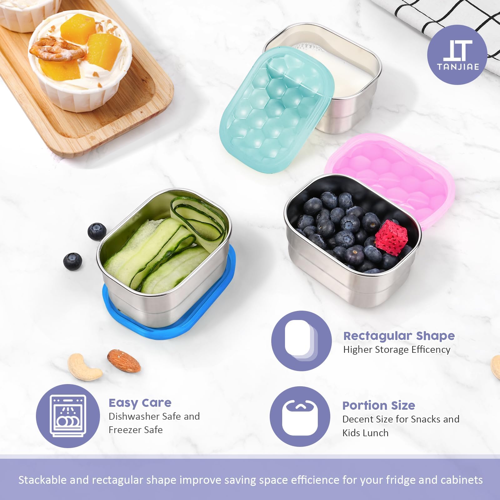 Tanjiae Snack Pro daily-use lunchbox in action for portability.