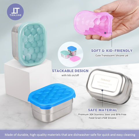 Tanjiae Snack Pro durable stainless steel for long-lasting lunch use.