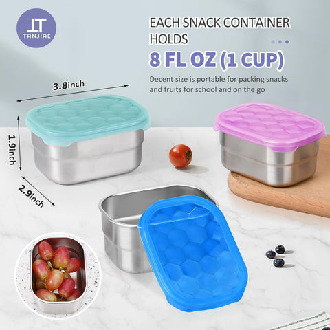 Tanjiae Snack Pro kid-friendly lid open shows easy access for children.