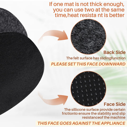 Tanlade non-slip silicone surface keeps the slow cooker steady and spills contained.