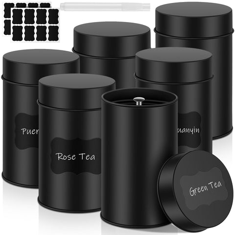 Tanlade tea tin with airtight lid preserves aroma for tea storage.