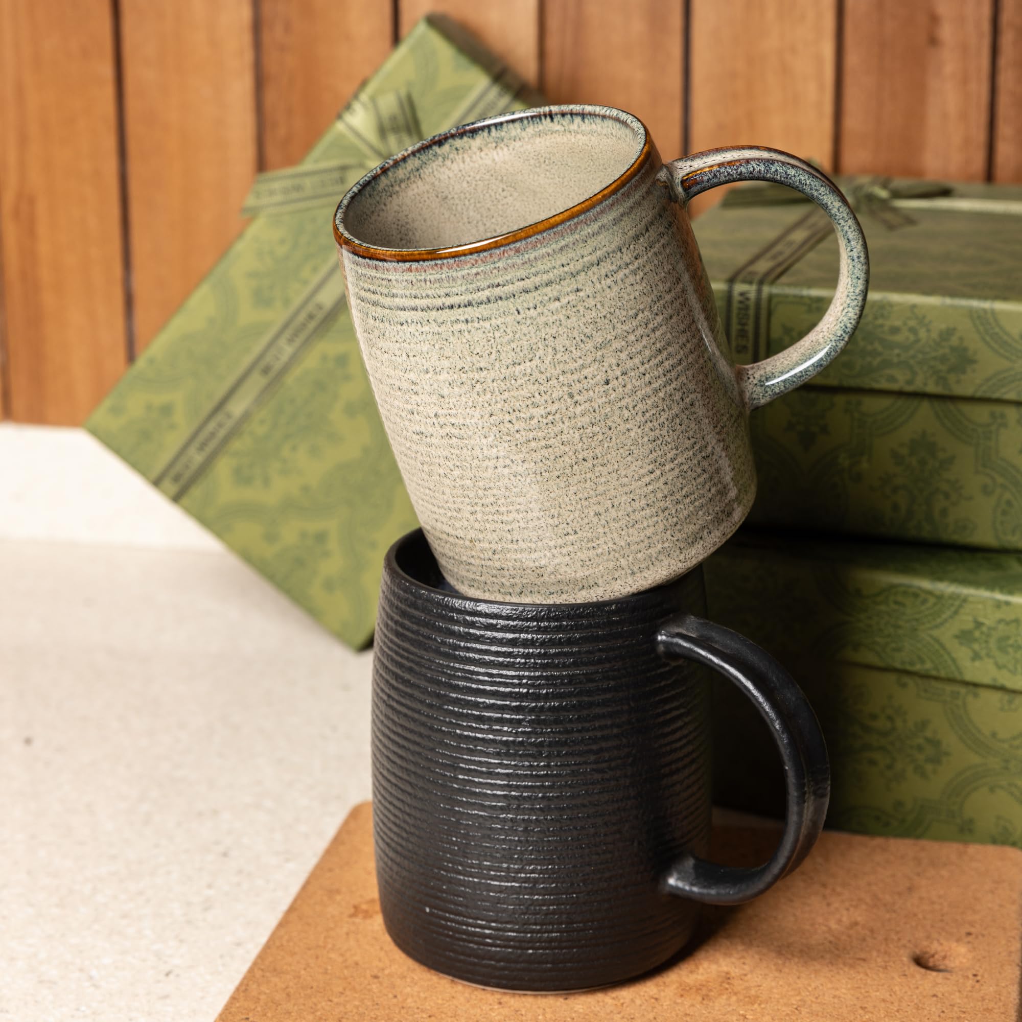 TaoTaojarvie big belly coffee mug suited for generous pours.