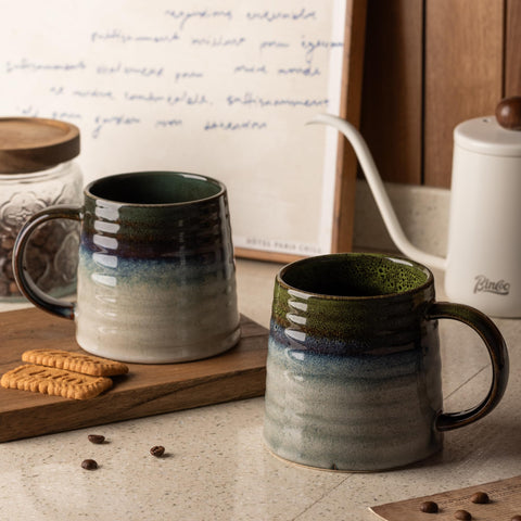 TaoTaojarvie coffee tea mug closeup highlights glaze texture