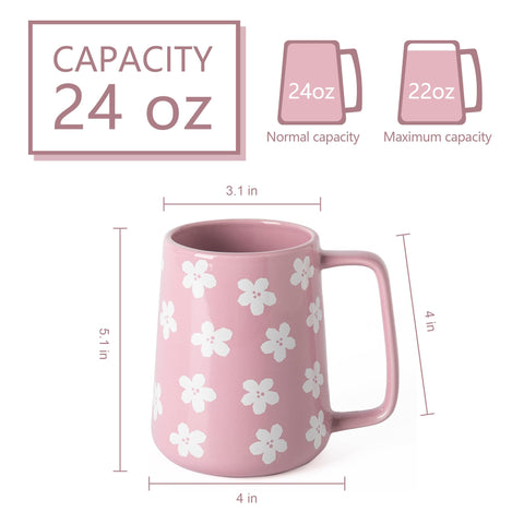 TaoTaojarvie extra-large mug with wide bottom for stability