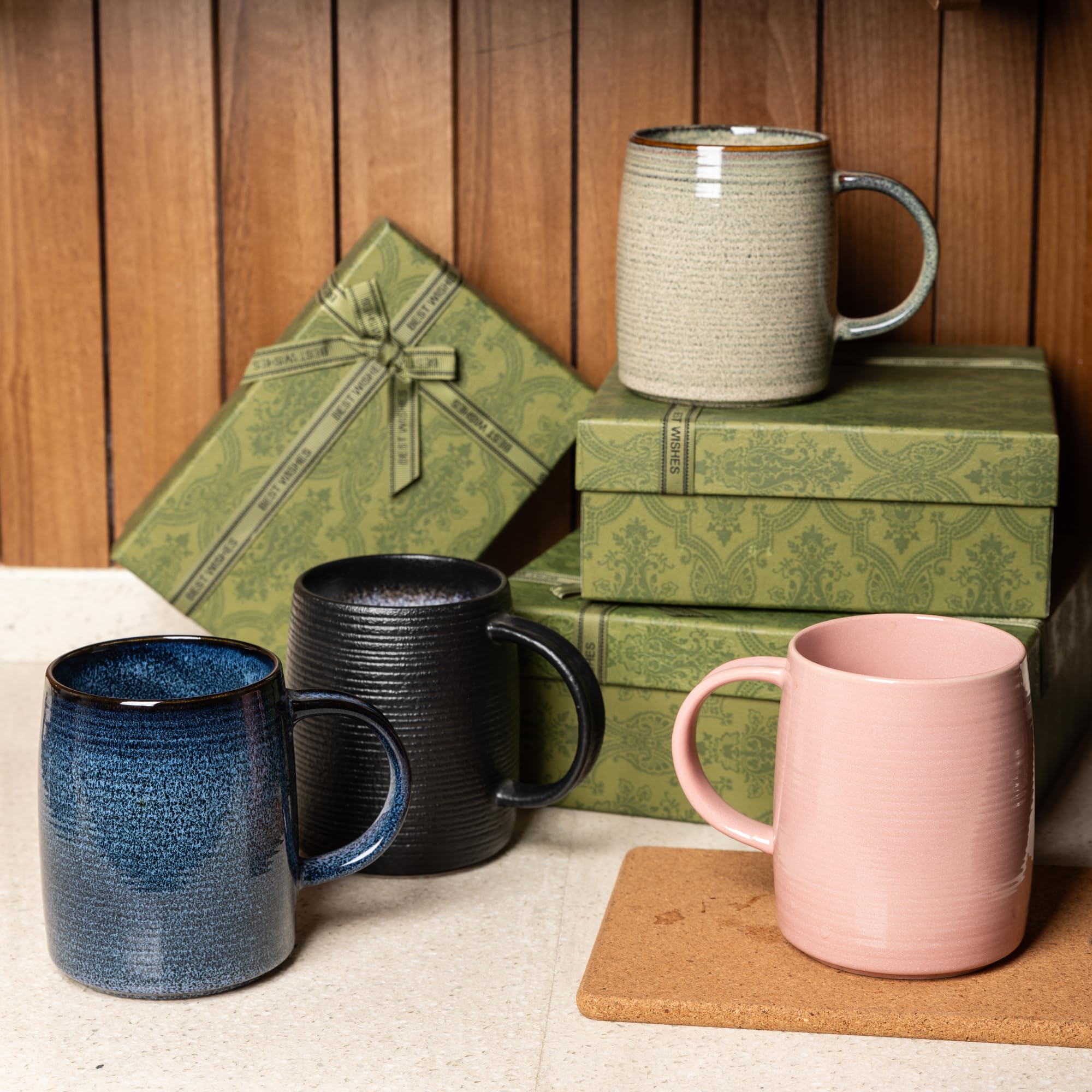 TaoTaojarvie gray glaze mug adds modern elegance to tableware.