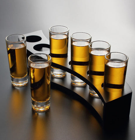 TAOUNOA shot glasses for pouring espresso or spirits with style.