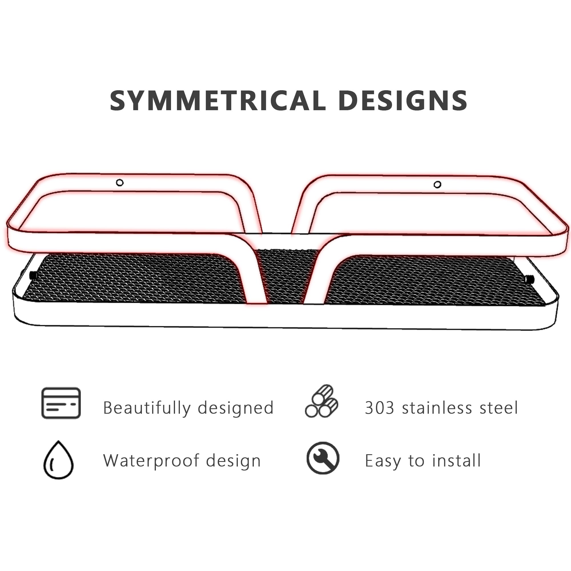Taozun rounded edges prevent snags and injuries during daily use.
