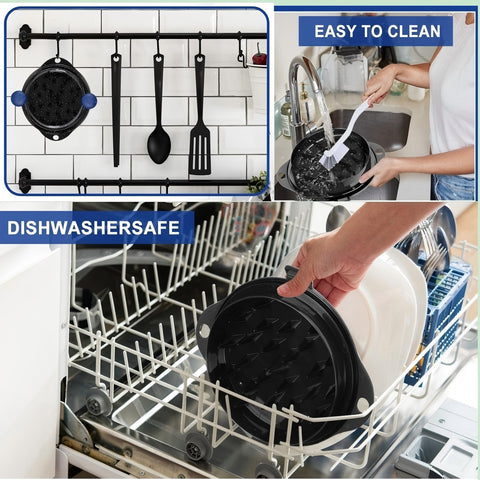 TAREG Twist Pro anti-slip base grips countertops during use.