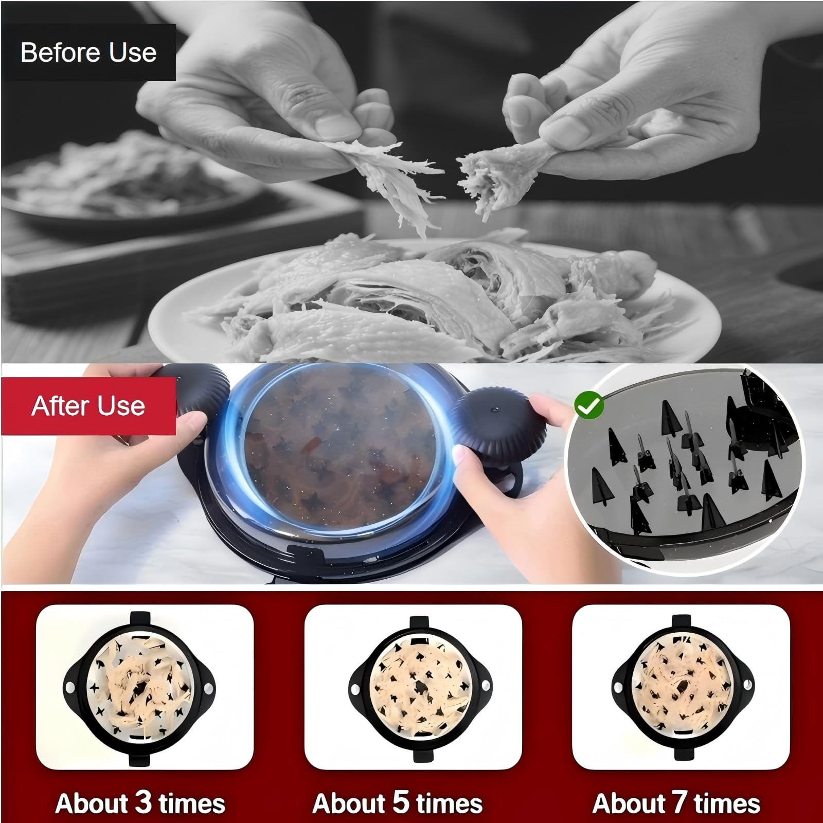 TAREG dishwasher-safe construction simplifies cleanup after cooking.