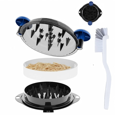TAREG Twist Pro spikes close-up for fast shredded chicken.